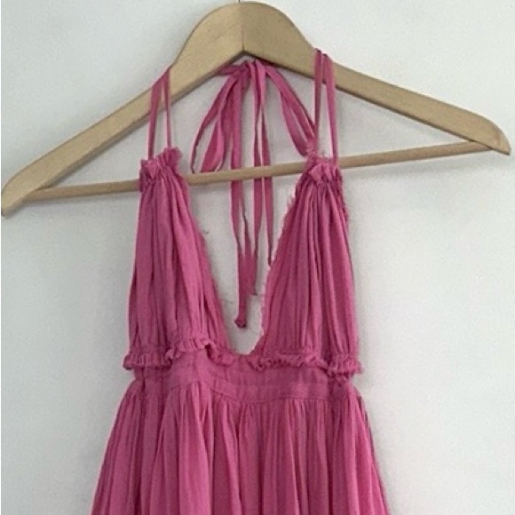Free People 100 Degree Mini Dress in Pink Rose - Picture 8 of 15